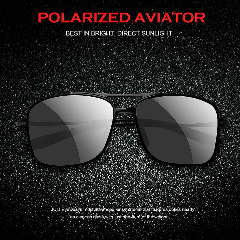 MAXJULI Classic Pilot Sunglasses Men Polarized Driving Sun glasses Male Cycling sports Goggles UV400 Hiking Eyewear Tr90 frame