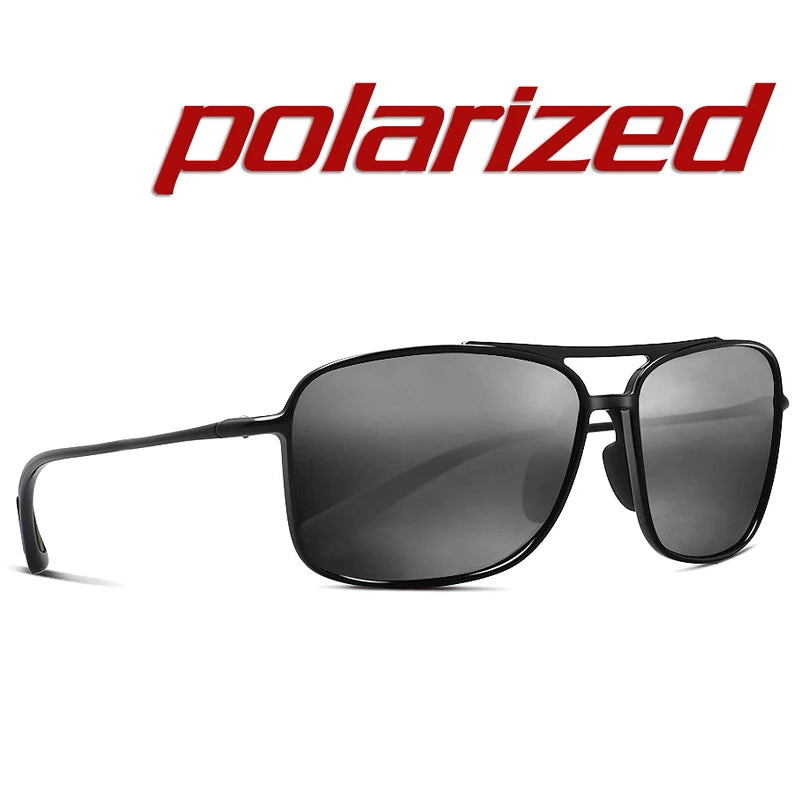 MAXJULI Classic Pilot Sunglasses Men Polarized Driving Sun glasses Male Cycling sports Goggles UV400 Hiking Eyewear Tr90 frame