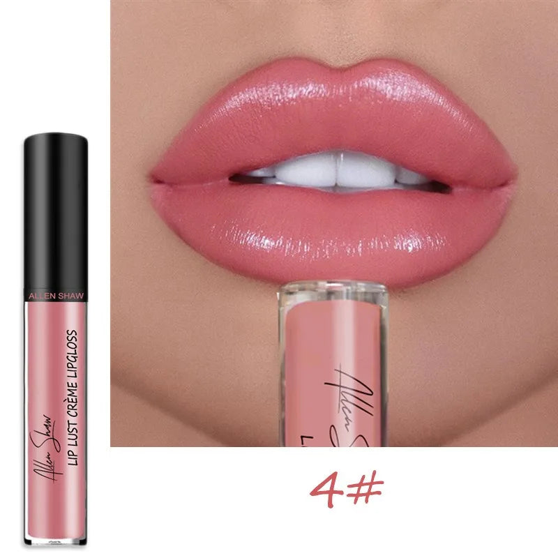 12 Colors Sexy Women Lipstick Waterproof Long Lasting Moist Lip Gloss Vivid Colorful Lipgloss Women Makeup maquiagem