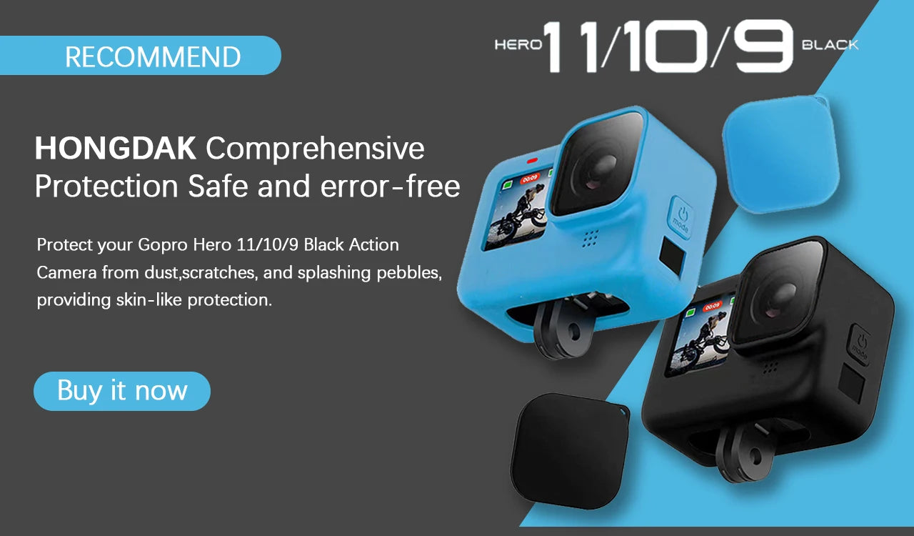 for GoPro Hero 11 10 9 Black Case Waterproof 60M Housing Diving Protective For Go Pro 9 10 GoPro9 Underwater Cover Accessories