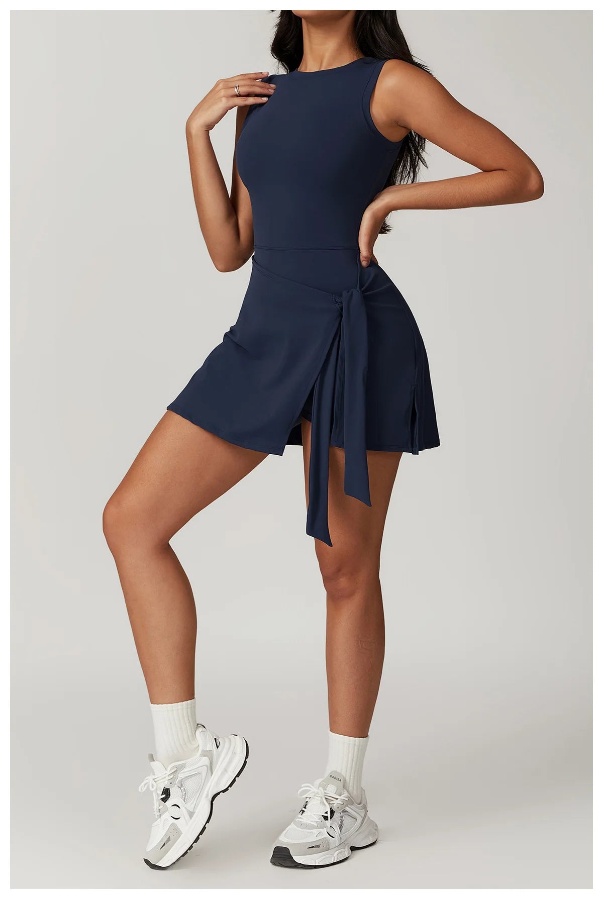 Romper Backless Set Gym Sports Fitness Bodysuit Siamese Sportswear Women Clothes Jumpsuit Skirt One-piece Playsuit Yoga Suit