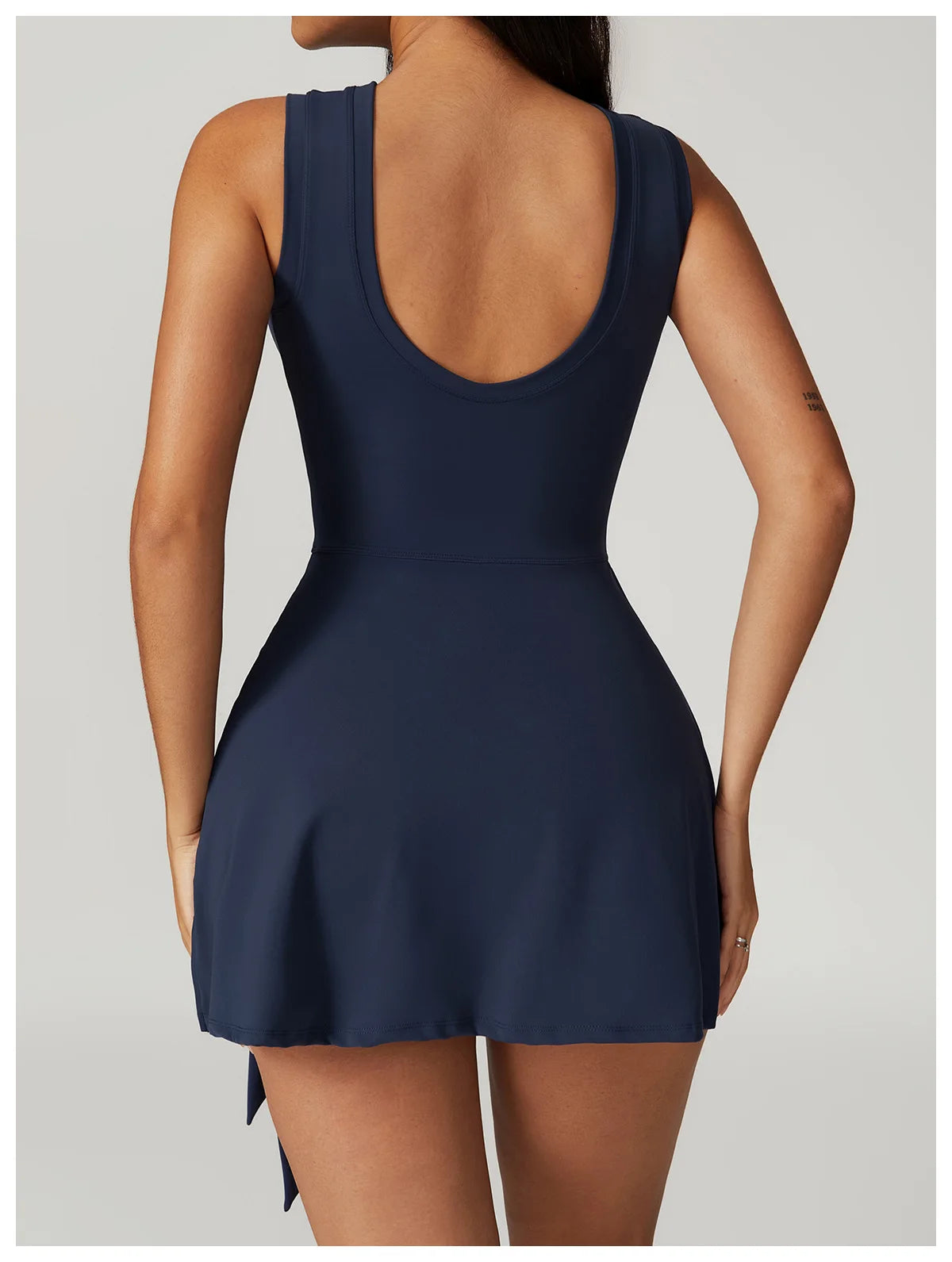 Romper Backless Set Gym Sports Fitness Bodysuit Siamese Sportswear Women Clothes Jumpsuit Skirt One-piece Playsuit Yoga Suit