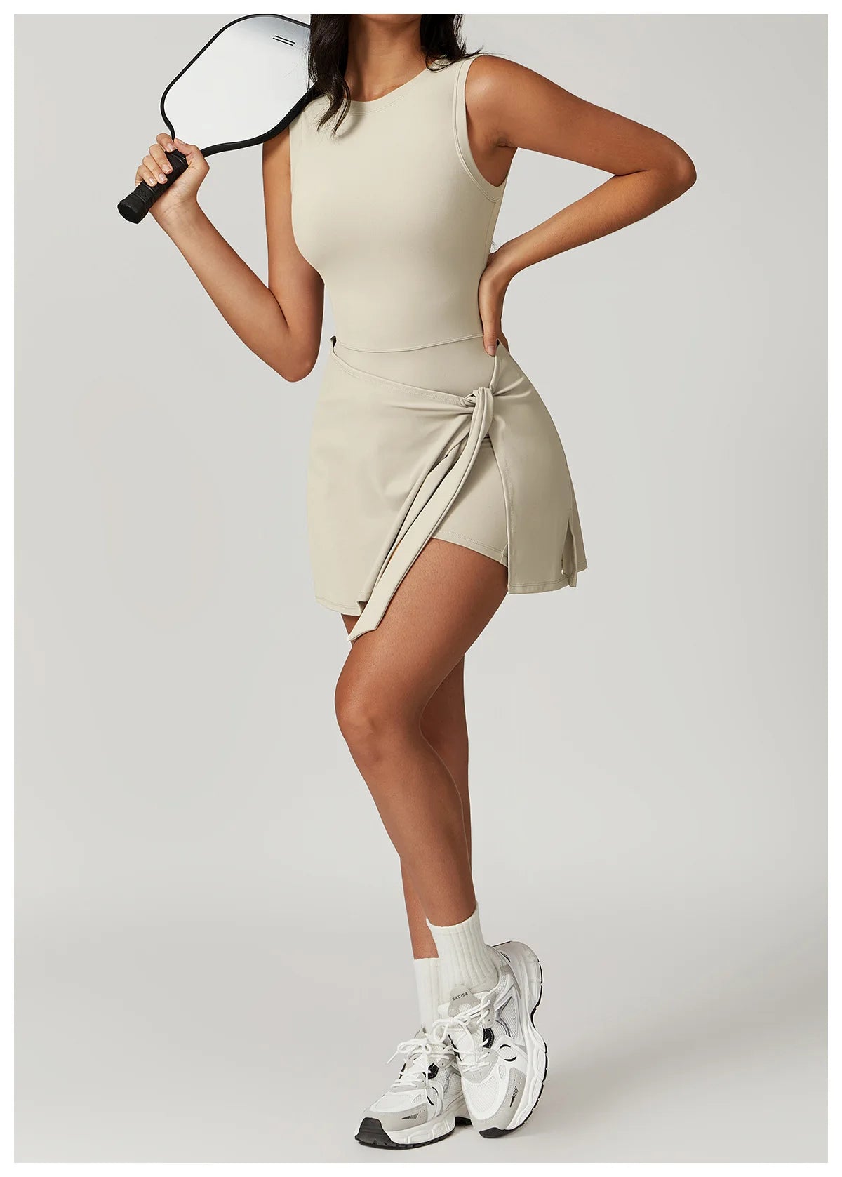 Romper Backless Set Gym Sports Fitness Bodysuit Siamese Sportswear Women Clothes Jumpsuit Skirt One-piece Playsuit Yoga Suit