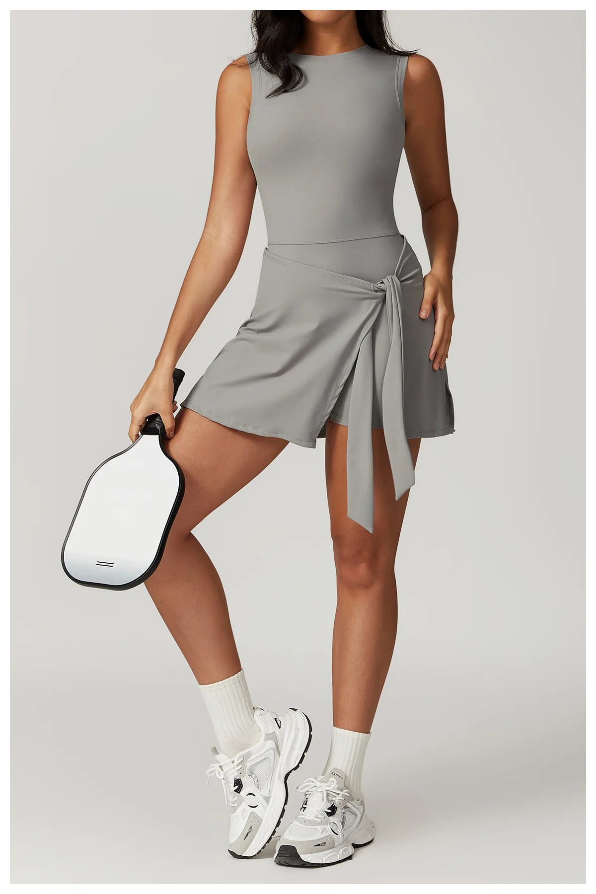 Romper Backless Set Gym Sports Fitness Bodysuit Siamese Sportswear Women Clothes Jumpsuit Skirt One-piece Playsuit Yoga Suit