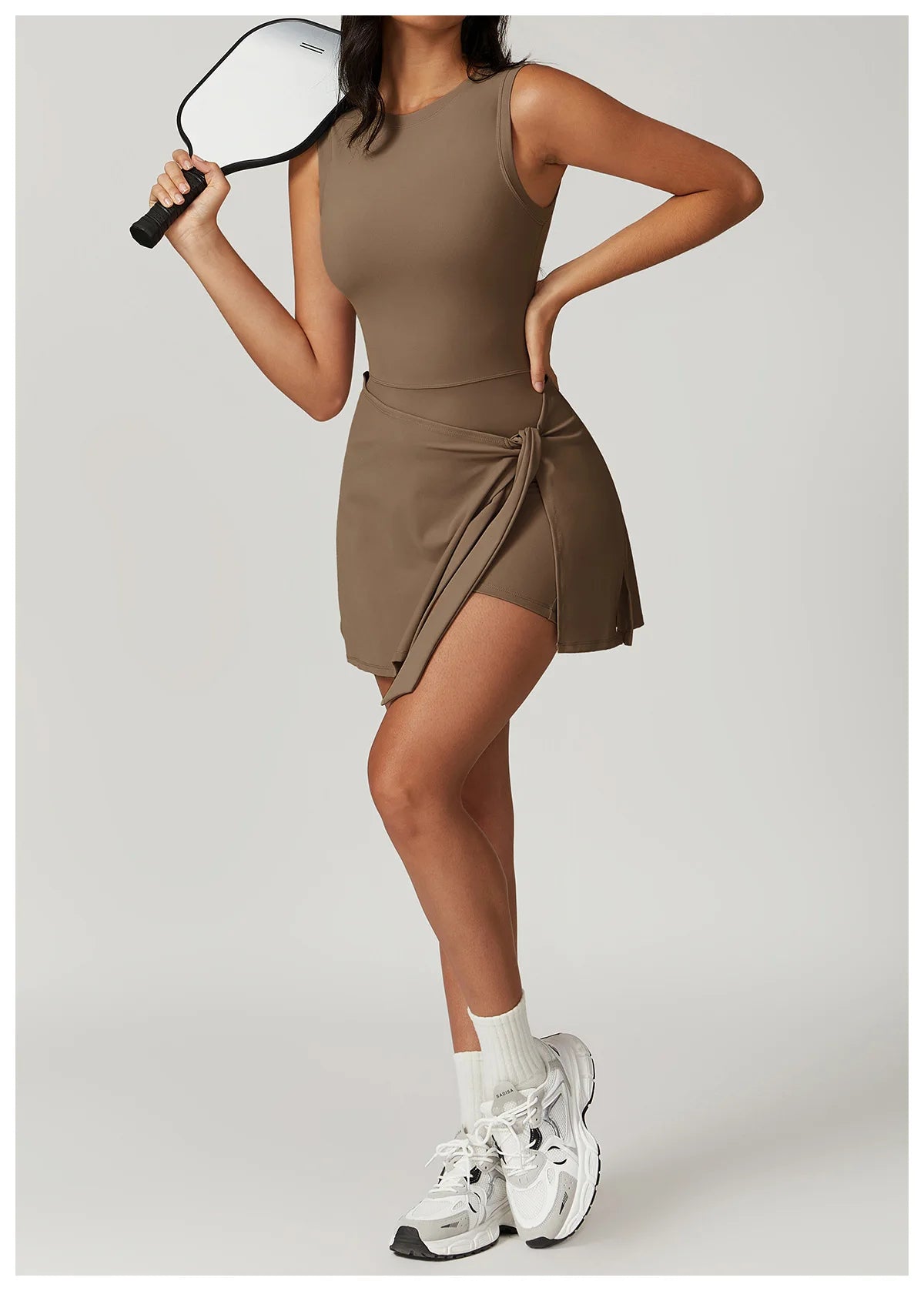 Romper Backless Set Gym Sports Fitness Bodysuit Siamese Sportswear Women Clothes Jumpsuit Skirt One-piece Playsuit Yoga Suit