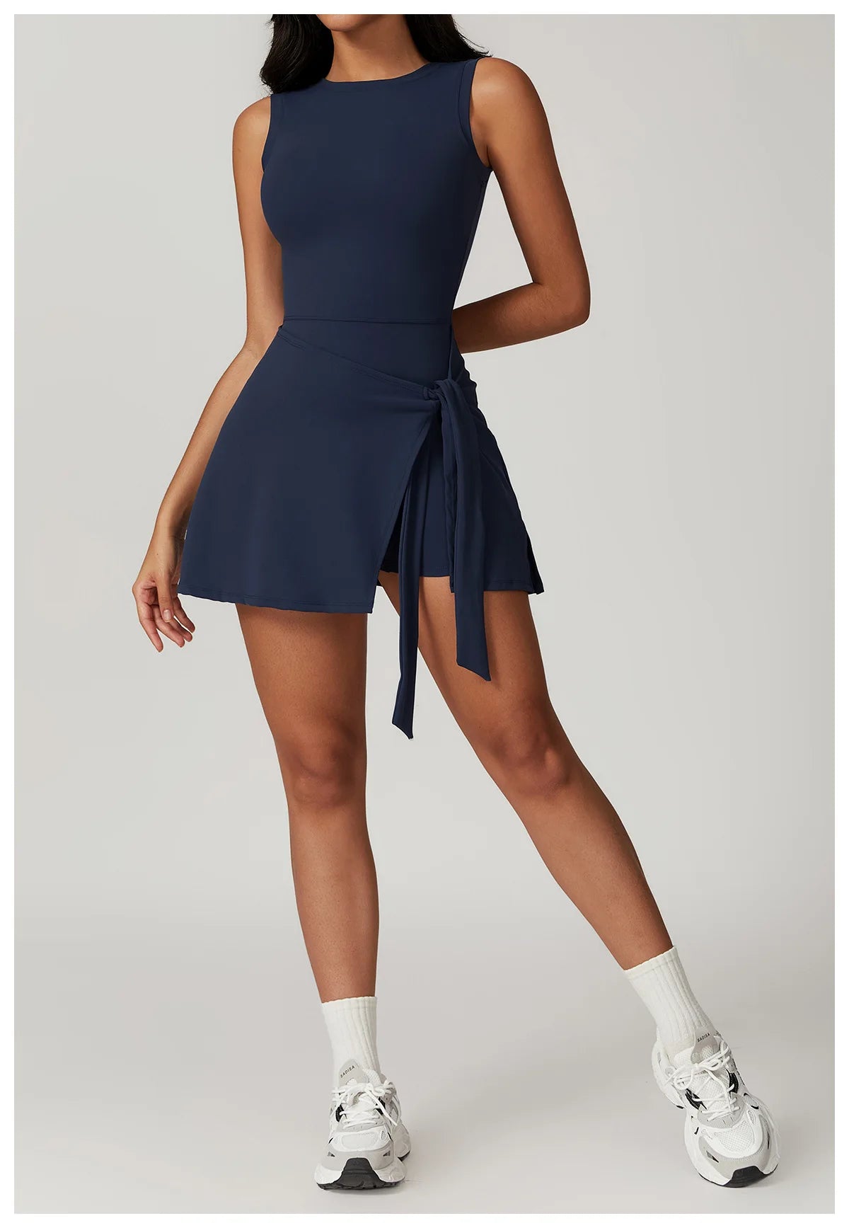 Romper Backless Set Gym Sports Fitness Bodysuit Siamese Sportswear Women Clothes Jumpsuit Skirt One-piece Playsuit Yoga Suit